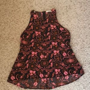 NWOT A.L.C. silk floral paisley top